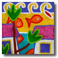 a new fish-40x40cm