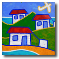 à st barth-40x40cm