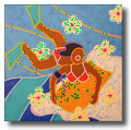 flower float-50x50cm