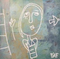 dans la tête d'une femme -60x60cm
