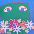 flowers - 50x50 cm