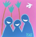 libre sourire - 30x30 cm