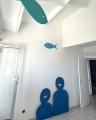 sacrebleus en salle d'attente - 120x60 cm