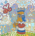l'amour roi-70x70cm