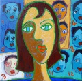 le neuvième - 40x40cm