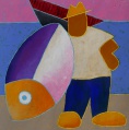 un peu fier - 20x20cm