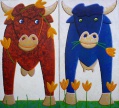 l'amour est dans le pré 2x50x90cm