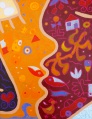 ValentinE thinking- 90x70 cm