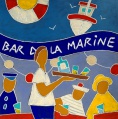 bar de la marine - 50x50cm