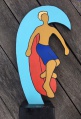 Hang five - sculpt 25x50cm