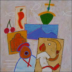 au pays basque- 50x50cm