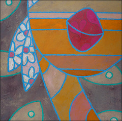 la femme du pecheur-50x50cm