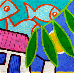 in the sky-40x40cm