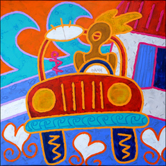 oana a 18 ans-50x50cm
