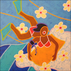 flower float-50x50cm