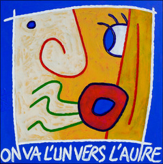 on va l'un vers l'autre-50x50cm