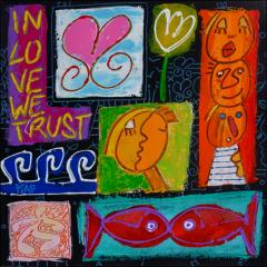 in love we trust-40x40cm