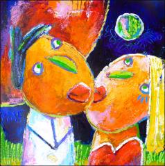 c'est rouge - P40x40cm