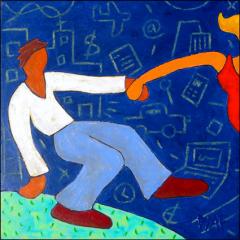 tout va bien - 50x50cm
