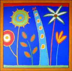 c'est le printemps -122x122cm 