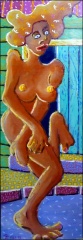 la belle au bain 1993 - 120x50cm 
