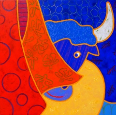 dans la lumière-70x70cm