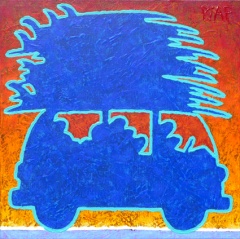 gone surfing-50x50cm