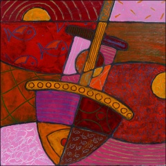 en mer-40x40cm