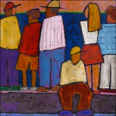 il n'a pas vu le rayon vert-40x40cm