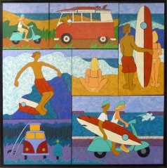 Together x7-140x140cm