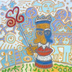 l'amour roi-70x70cm
